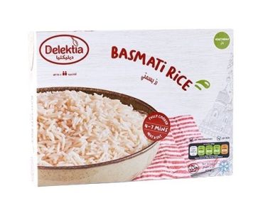 Delektia Basmati Rice Frozen Meal, 500 g